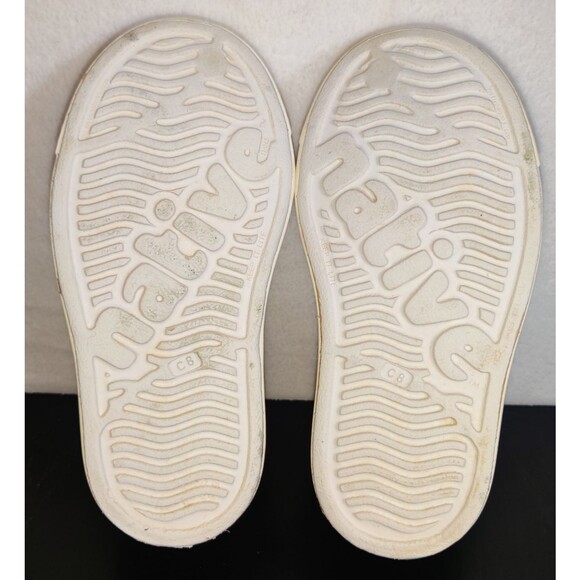 Native Bloom Little Kids Marble, White Size C8 Unisex Slip On Lite Sandals - Picture 8 of 9
